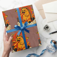 Tacocat Monster Wrapping Paper Roll Funny Cats Taco Lovers - Wonder Print Shop