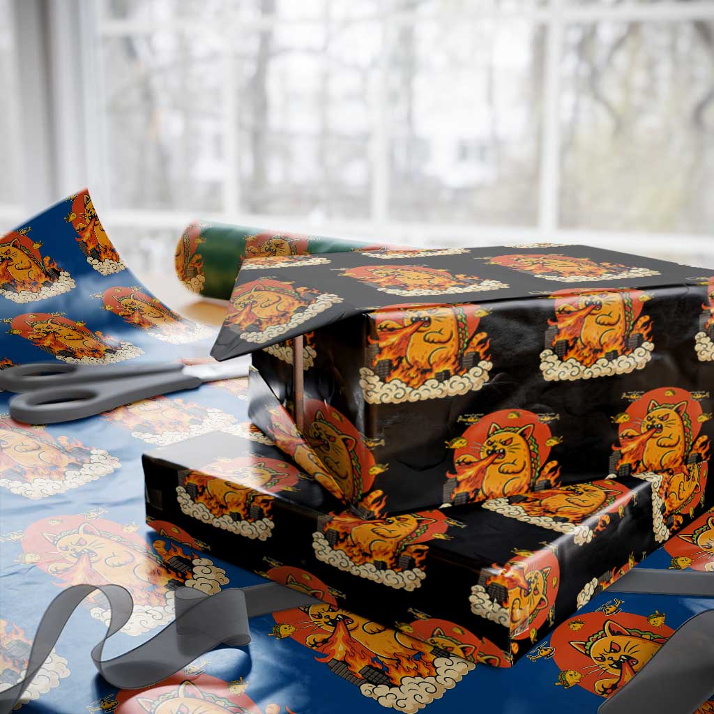 Tacocat Monster Wrapping Paper Roll Funny Cats Taco Lovers - Wonder Print Shop