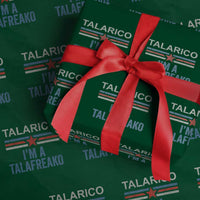 Talarico I'm A Talafreako Wrapping Paper Roll Vintage Patriotic James Voter Political Supporter Star Graphic