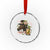 Talk Derby To Me Crystal Glass Ornament Ky Horse Racing Mint Julep and Roses - Wonder Print Shop