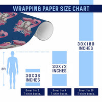 Talk Derby To Me Wrapping Paper Roll Funny Horse Racing Oaks Derby Day Pink Ribbon