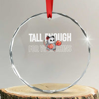 Tall Enough For Your Shins Crystal Glass Ornament Funny Possum Boxing Meme