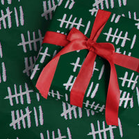Tally Marks Six Seven Meme Wrapping Paper Roll Glitch Optical Illusion - Wonder Print Shop