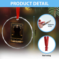Tarot Card RBG Crystal Glass Ornament When Injustice Becomes Law Resistance Becomes Duty TS10
