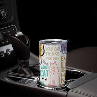 Cute Cat Graphic Tumbler Cup Funny Cat Lover Sayings - Wonder Print Shop