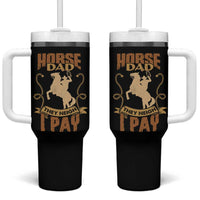 Horse Dad Tumbler With Handle They Neigh I Pay - Wonder Print Shop
