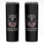 American Veteran Skinny Tumbler Like My Father Before Me Us Flag Angel Wings Combat Boots And Dog Tag - Wonder Print Shop
