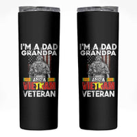 Vietnam Veteran Skinny Tumbler I'm A Dad Grandpa Patriotic Father - Wonder Print Shop