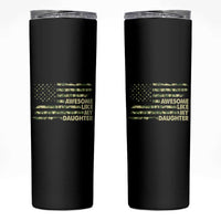 Proud Parents Skinny Tumbler Awesome Like My Daughter Camouflage - Wonder Print Shop