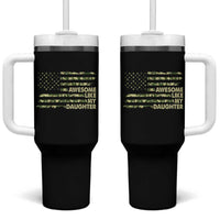 Proud Parents Tumbler With Handle Awesome Like My Daughter Camouflage - Wonder Print Shop