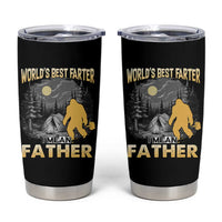 Funny Bigfoot Dad Tumbler Cup World's Best Farter I Mean Father - Wonder Print Shop