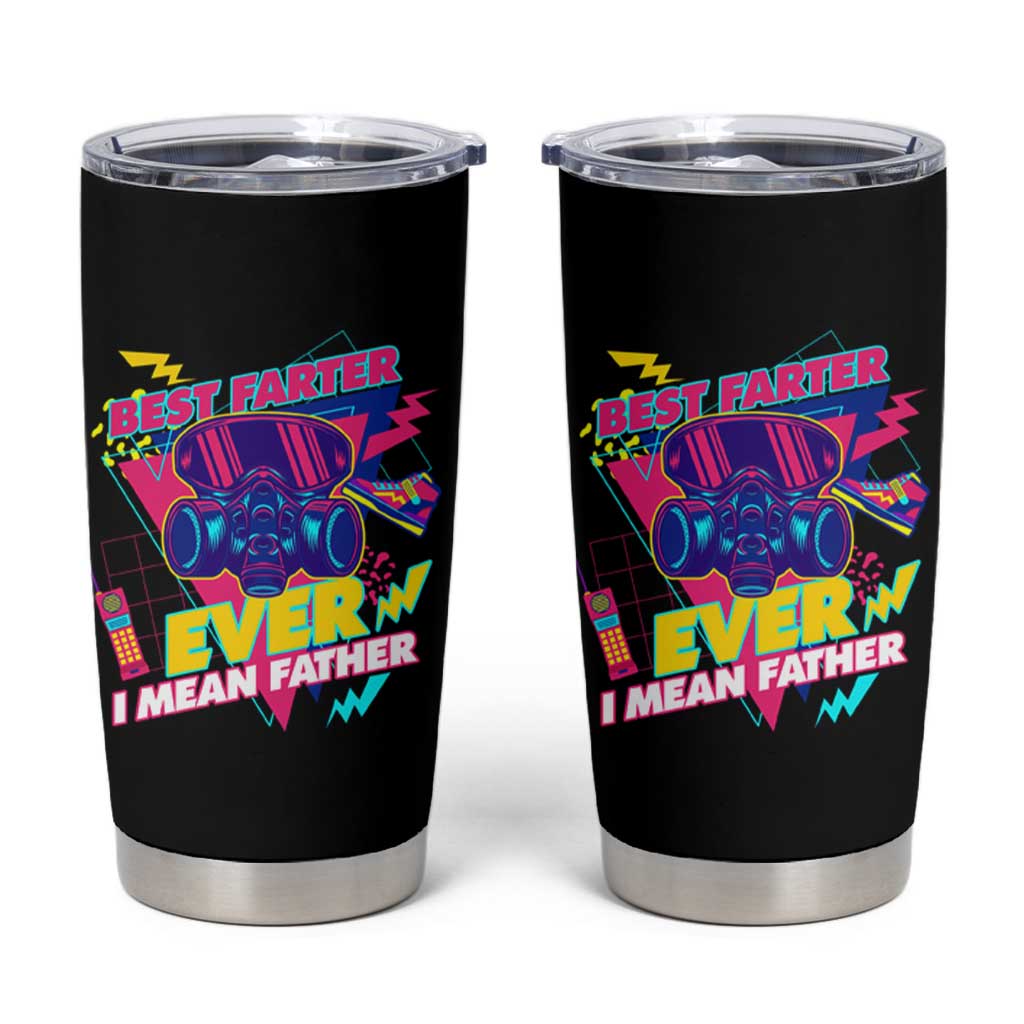 Retro Funny Dad Tumbler Cup World's Best Farter I Mean Father - Wonder Print Shop