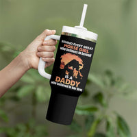 Horse Dad Tumbler With Handle Behind Every Great Horse Girl Who Believes Is A Daddy - Wonder Print Shop