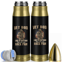 Veteran Dad Bullet Tumbler Vet Bod Like Dad Bod But With More Back Pain