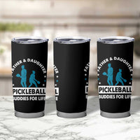Pickleball Dad Tumbler Cup Father And Daughter Pickleball Buddies For Life - Wonder Print Shop