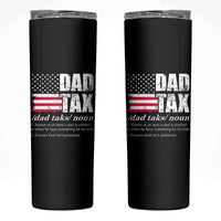 Funny Dad Tax Definition Skinny Tumbler Vintage American Flag Father's Day - Wonder Print Shop