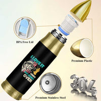 Funny Fishing Bullet Tumbler I Love It When She Bends Over Fisherman Fishing Rod