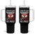 Funny Fishing Tumbler With Handle Show Me Your Bobbers I'll Show You My Pole Retro US Flag - Wonder Print Shop