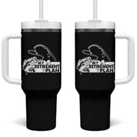 Funny Retirement Plan Fishing Tumbler With Handle Fisherman - Wonder Print Shop