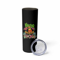Funny Latino Mom Skinny Tumbler Mom Life Got Me Feeling Un Poco Loco Hispanic Sugar Skull - Wonder Print Shop