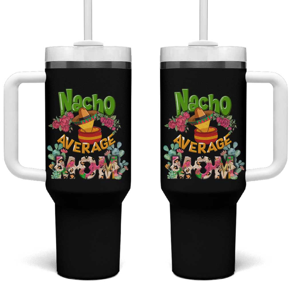 Funny Latino Mom Tumbler With Handle Mom Life Got Me Feeling Un Poco Loco Hispanic Sugar Skull - Wonder Print Shop
