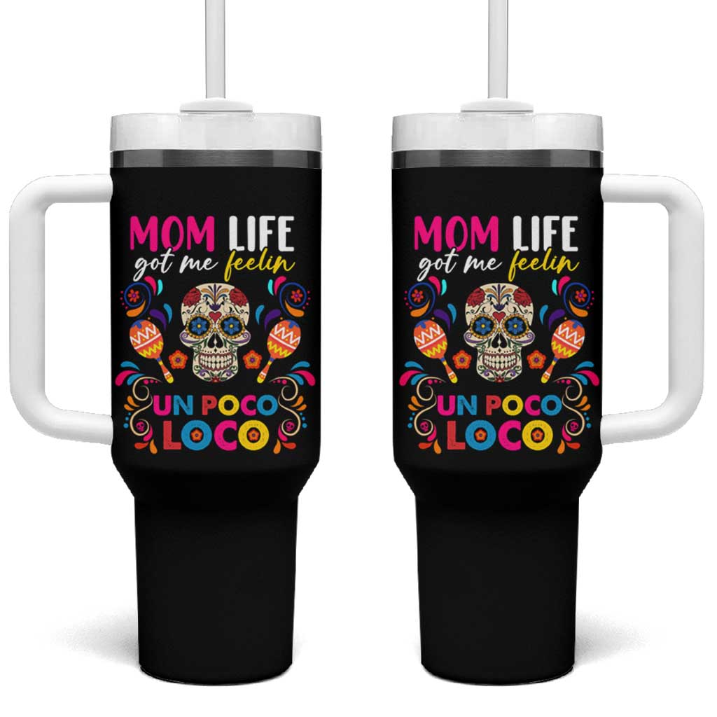 Funny Mexican Mom Tumbler With Handle Nacho Average Mom - Wonder Print Shop