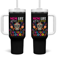 Funny Mexican Mom Tumbler With Handle Nacho Average Mom - Wonder Print Shop