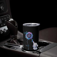 Suicide Prevention Awareness Tumbler Cup Teal Purple Elephant Sunflower Stay Your Story Is Not Over - Wonder Print Shop