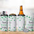 Irish Kisses and Shamrock Wishes 4 in 1 Can Cooler Tumbler Lucky Clover St Patrick's Day