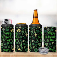 Lucky Irish Shamrocks 4 in 1 Can Cooler Tumbler Happy St Patricks Day