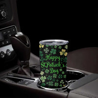 Lucky Irish Shamrocks Tumbler Cup Happy St Patricks Day