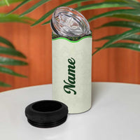 Personalized Lucky Celtic Shamrock 4 in 1 Can Cooler Tumbler Custom Name Ireland Irish Pride