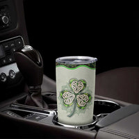 Personalized Lucky Celtic Shamrock Tumbler Cup Custom Name Ireland Irish Pride