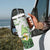 Personalized Lucky Green Gnomies Tumbler With Handle Irish Gnomes Happy St Patrick's Day Leopard