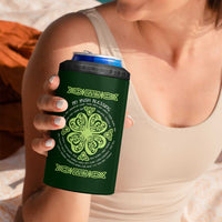 Irish Pride Celtic Shamrock 4 in 1 Can Cooler Tumbler An Irish Blessing Lucky Wishes