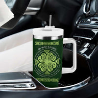 Irish Pride Celtic Shamrock Tumbler With Handle An Irish Blessing Lucky Wishes