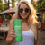 Funny Irish Nutrition Facts Skinny Tumbler Green Leprechaun Costume St Patrick's Day