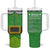 Funny Irish Nutrition Facts Tumbler With Handle Green Leprechaun Costume St Patrick's Day