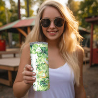 Green Lucky Shamrock Wishes Skinny Tumbler May Your Troubles Be Less And Your Blessings Be More Irish Things