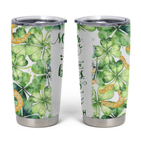 Green Lucky Shamrock Wishes Tumbler Cup May Your Troubles Be Less And Your Blessings Be More Irish Things
