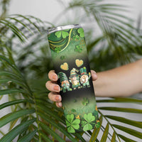 This Is My Lucky Cup Skinny Tumbler Cute Irish Gnomes Buffalo Palid Funny St Patricks Day