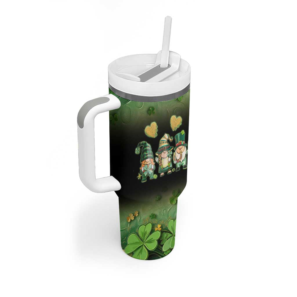 This Is My Lucky Cup Tumbler With Handle Cute Irish Gnomes Buffalo Palid Funny St Patricks Day