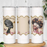 Black Girl Affirmations Skinny Tumbler God Says You Are Bible Verse Christian African American