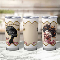 Black Girl Affirmations Tumbler Cup God Says You Are Bible Verse Christian African American
