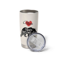 Mama Bear Tumbler Cup #1 Mom Nutrition Facts Floral Bear Mothers Day Gift TB02