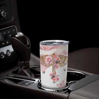 Floral Christian Faith Tumbler Cup Inspirational Bible Verses Faith-based Religious Scripture