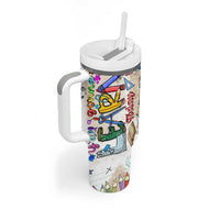 Aries Zodiac Tumbler With Handle Astrology Horoscope Birthday Gift For Aries Women Men