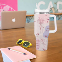 Bestie Friendship Tumbler With Handle Cute Pink Aesthetic True Girls Friendship Quotes
