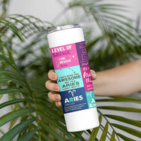 Teacher Life Skinny Tumbler Teaching Appreciation Colorful School Supplies Gift For Educator