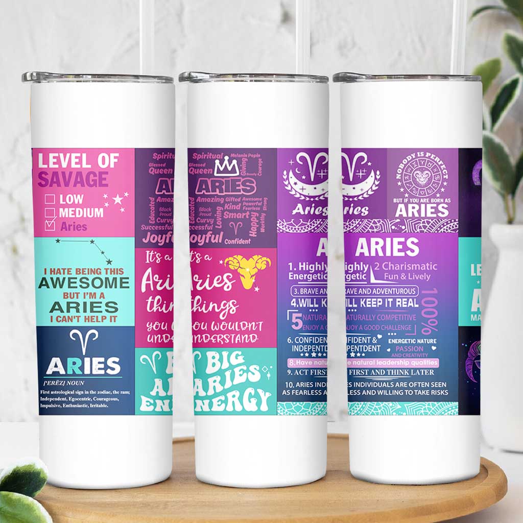 Teacher Life Skinny Tumbler Teaching Appreciation Colorful School Supplies Gift For Educator